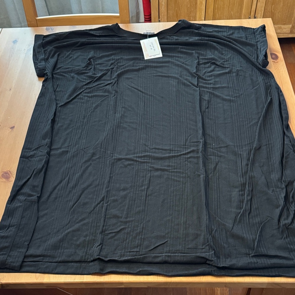 NWT! LulaRoe Chelsea Classic Black T-Shirt Dress